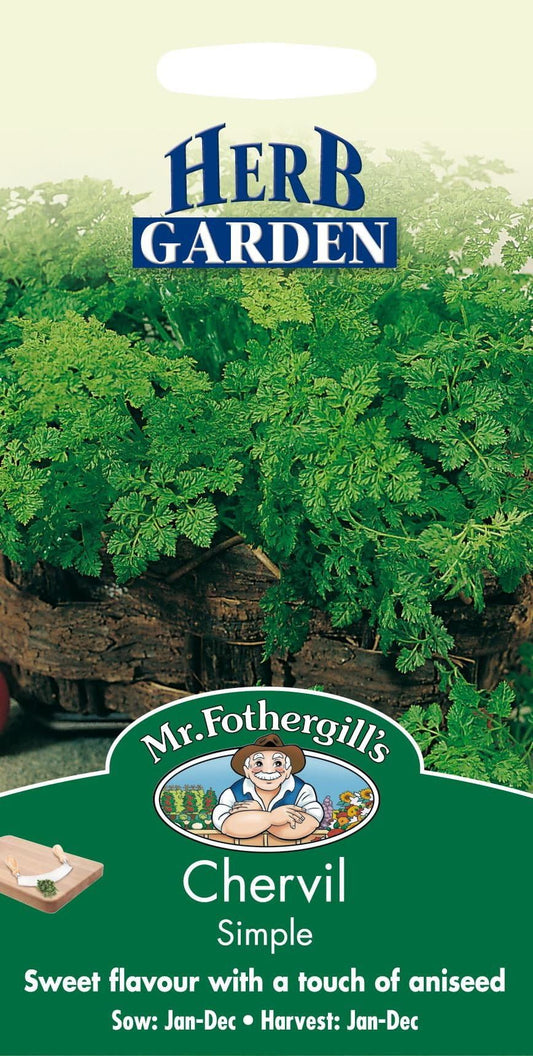 Mr Fothergills Chervil Simple 1000 Seeds