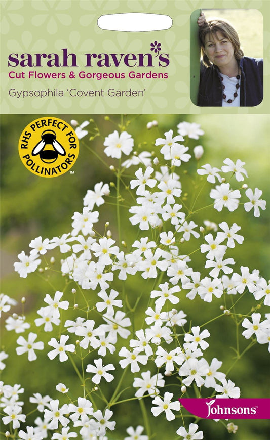 Johnsons Sarah Raven's Gypsophila Covent Garden 1500 Seeds