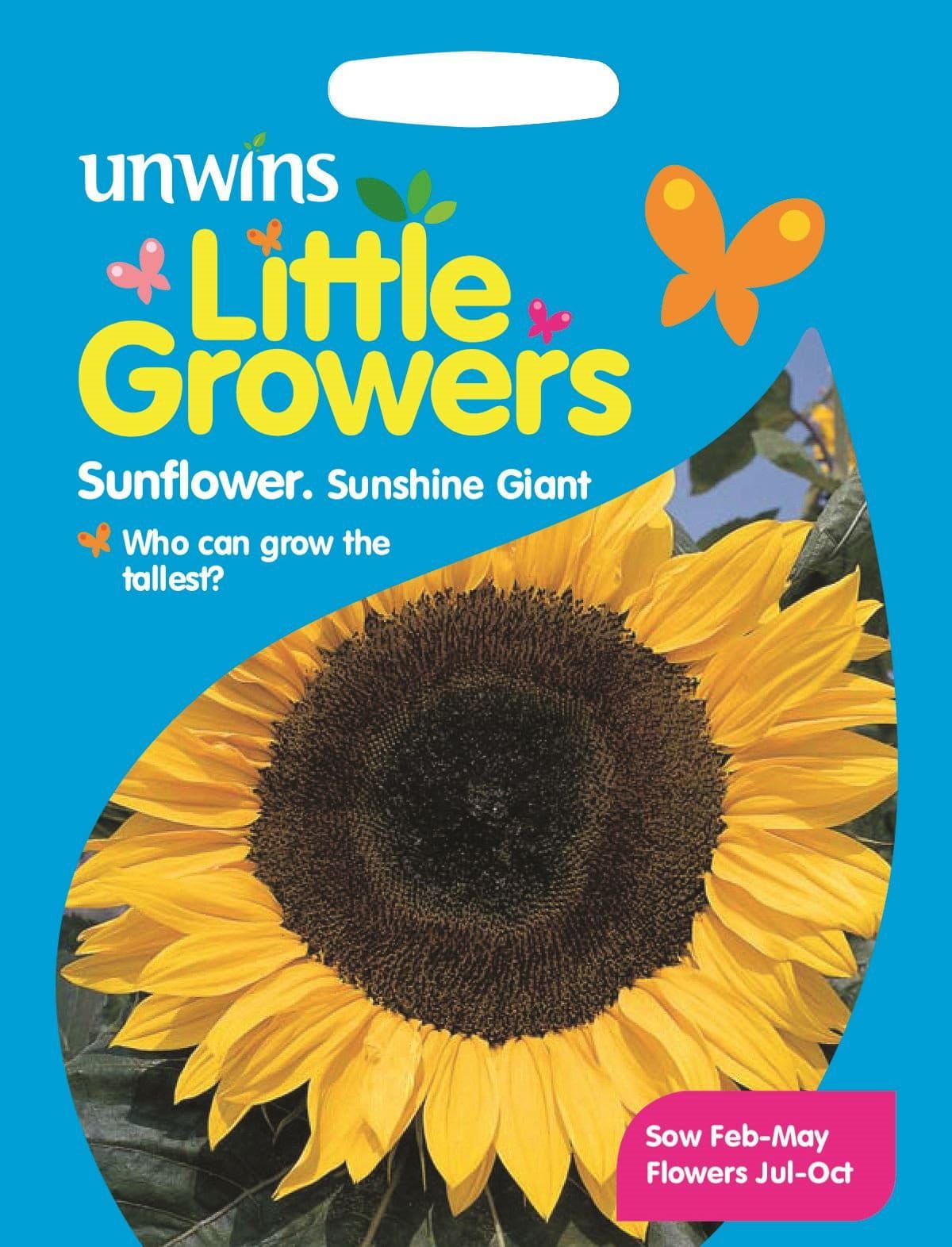 Unwins Little Growers Sunflower Sunshine Giant 35 Seeds