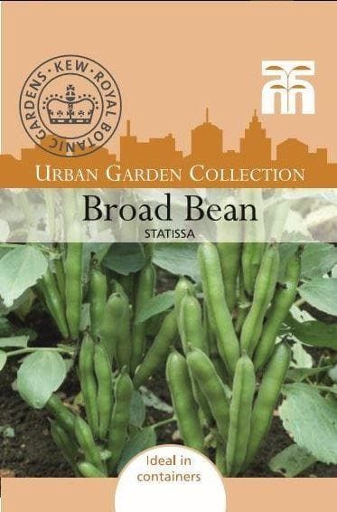 Thompson & Morgan Kew Urban Vegetables Broad Bean Statissa 12 Seed