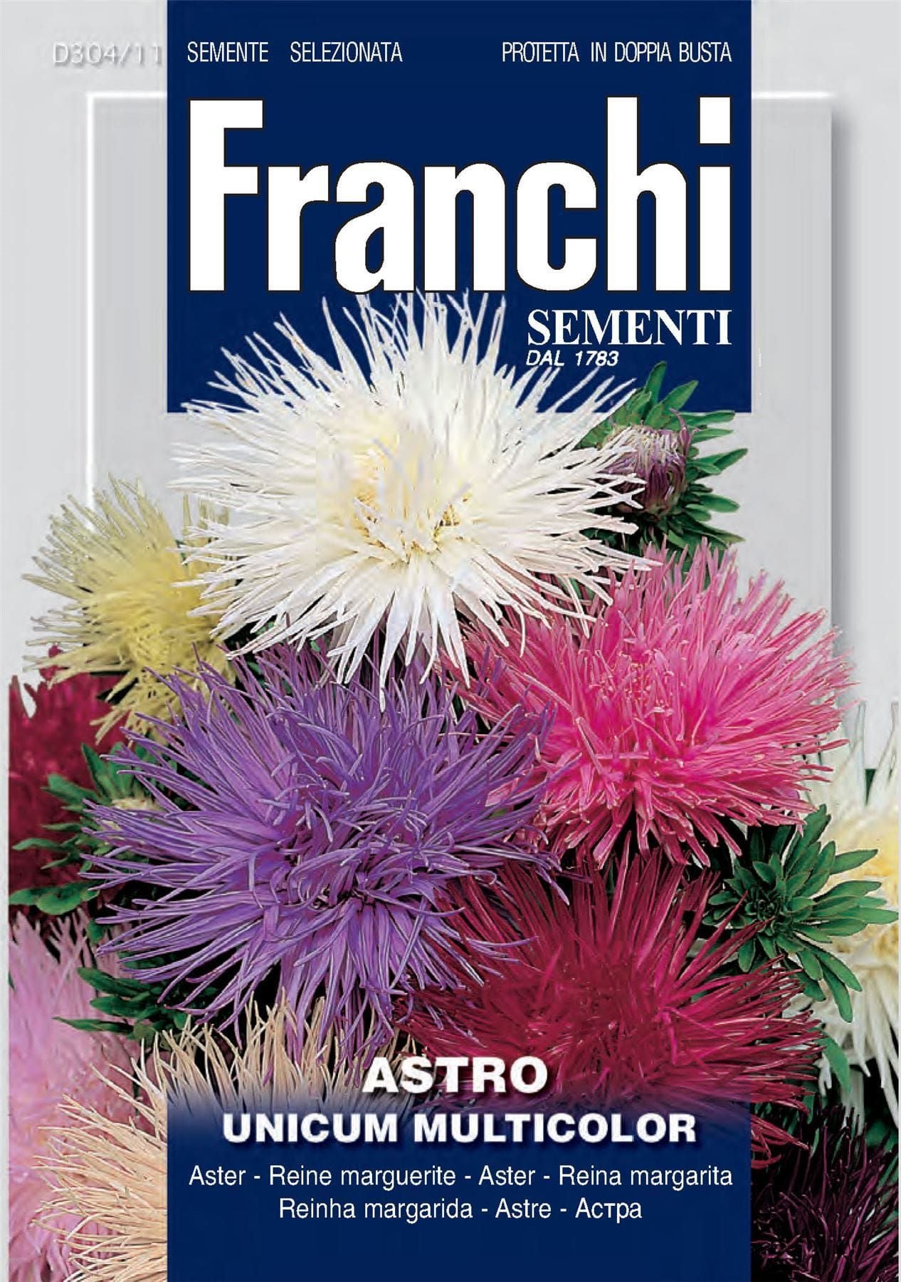 Franchi Seeds of Italy - Flower - FDBF_ 304-11 - Aster unicum - Multicolour - Seeds