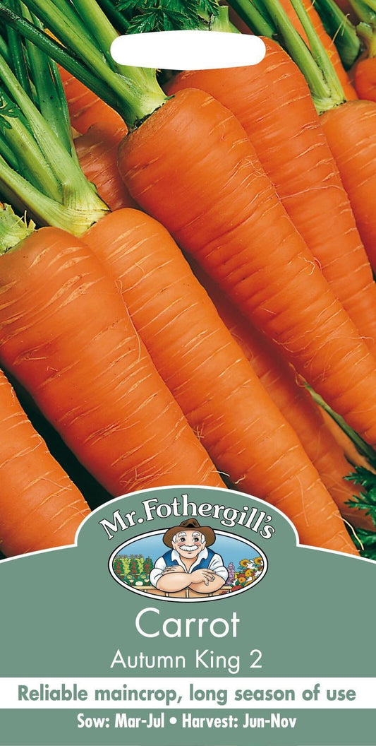 Mr Fothergills Carrot Autumn King 2 - 2000 Seeds