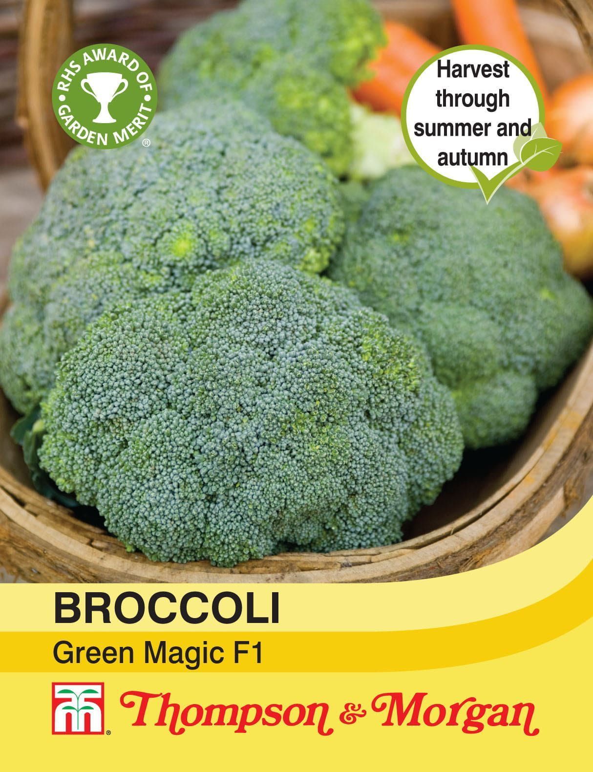 Thompson & Morgan - Vegetable - Broccoli - Green Magic F1 Hybrid - 35 Seeds