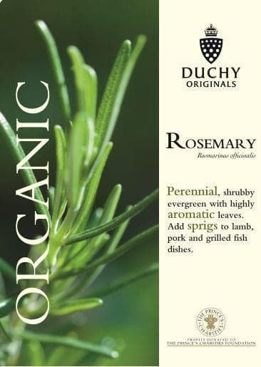 Thompson & Morgan Duchy Original Organic Herb Rosemary 50 Seed