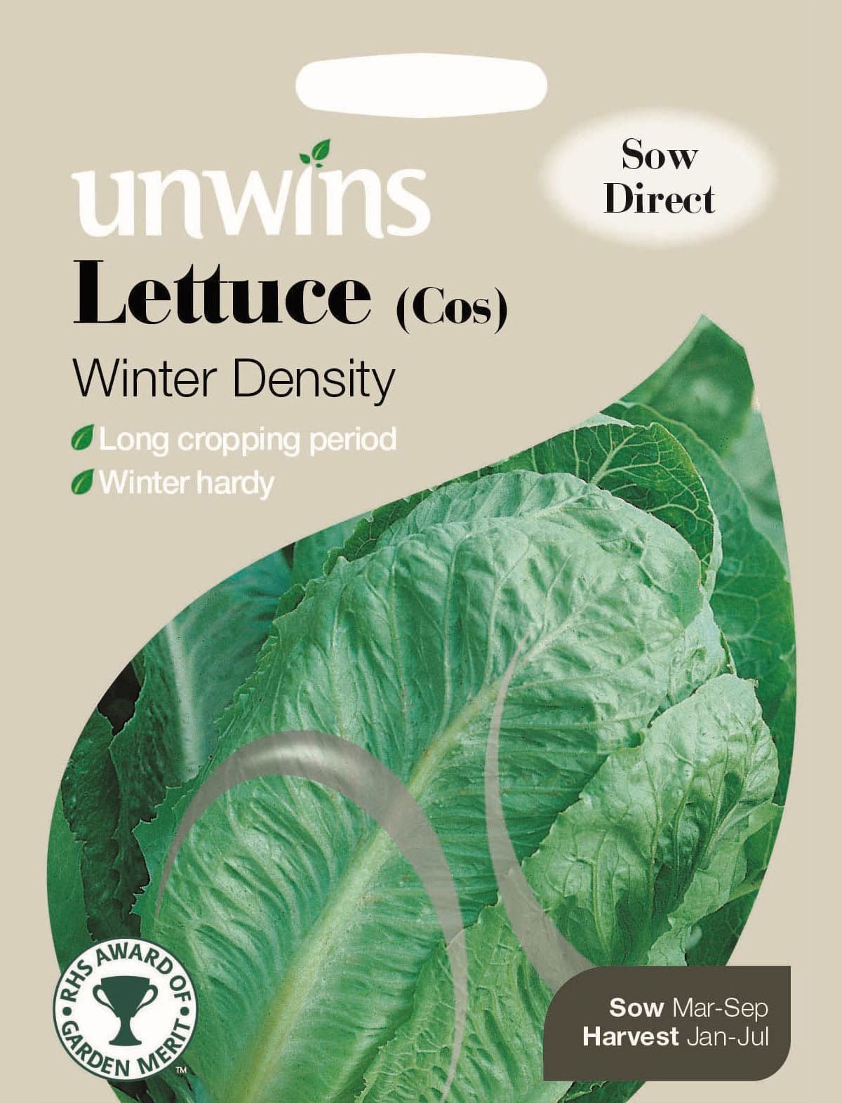 Unwins Lettuce Winter Density 1200 Seeds