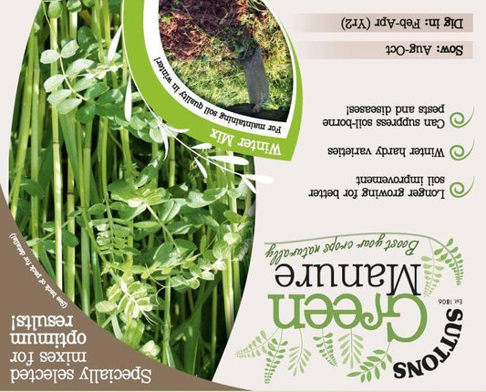 Sutton Seeds - Green Manure Seeds - Winter Mix