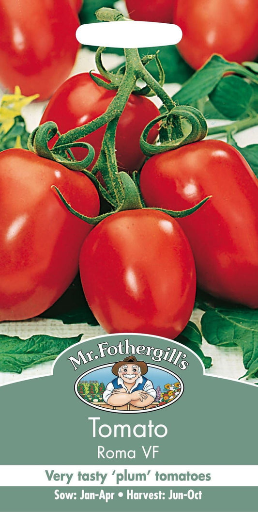 Mr Fothergills Tomato Roma VF 75 Seeds - Plum type