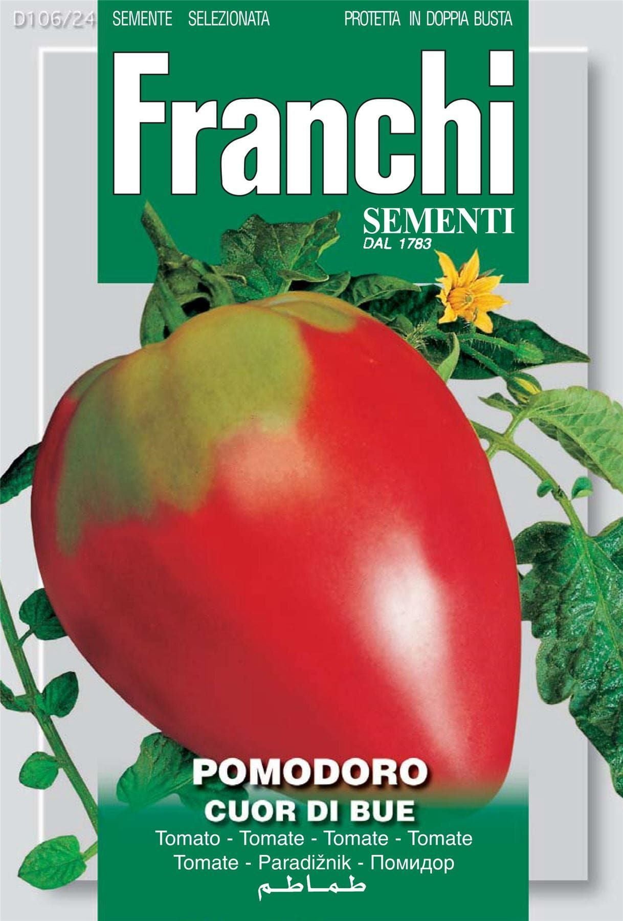 Franchi Seeds of Italy Tomato Cuor Di Bue Seeds