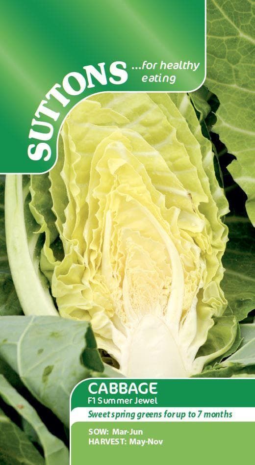 Sutton Seeds - Spring Greens Seed F1 Summer Jewel