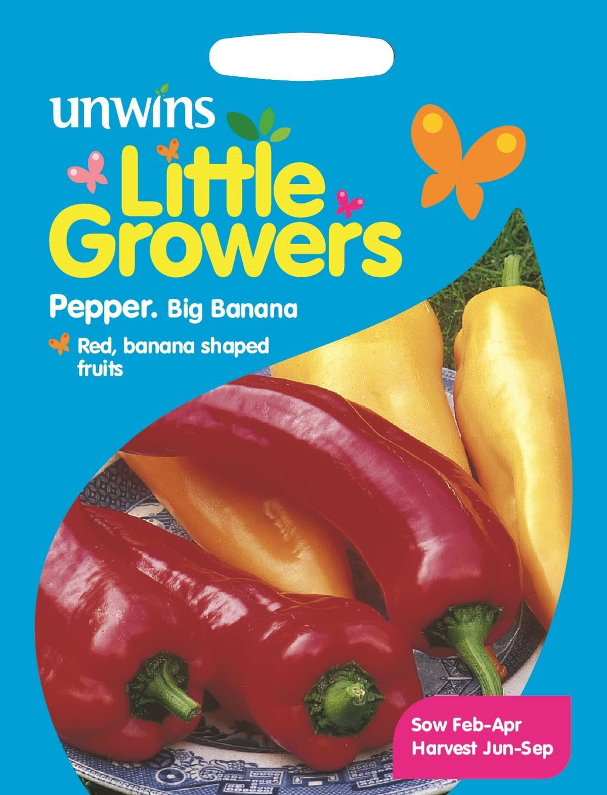 Unwins Little Growers Pepper Big Banana 6 Seeds