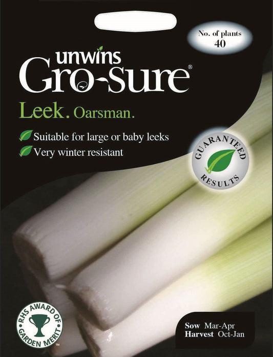 Unwins Leek Oarsman F1 40 Seeds