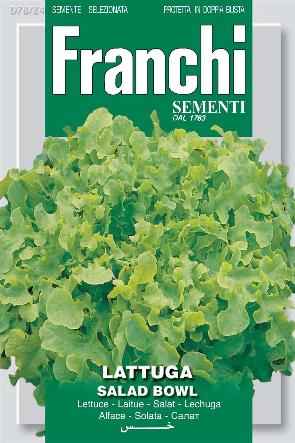 Franchi Seeds of Italy - DBO 78/24 - Lettuce - Salad Bowl - Seeds