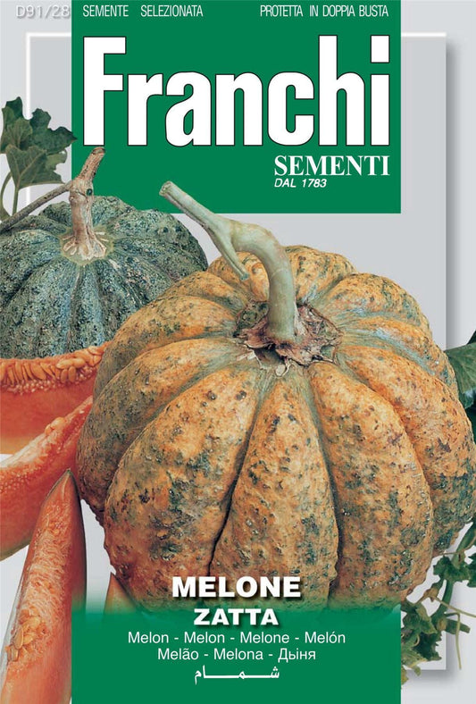 Franchi Seeds of Italy Melon Zatta Seeds