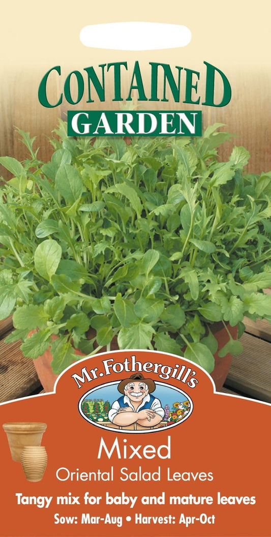 Mr Fothergills Salad Salad Leaves Mixed Oriental 1200 Seeds