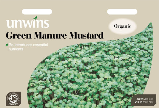Unwins Green Manure Mustard 12000 Seeds
