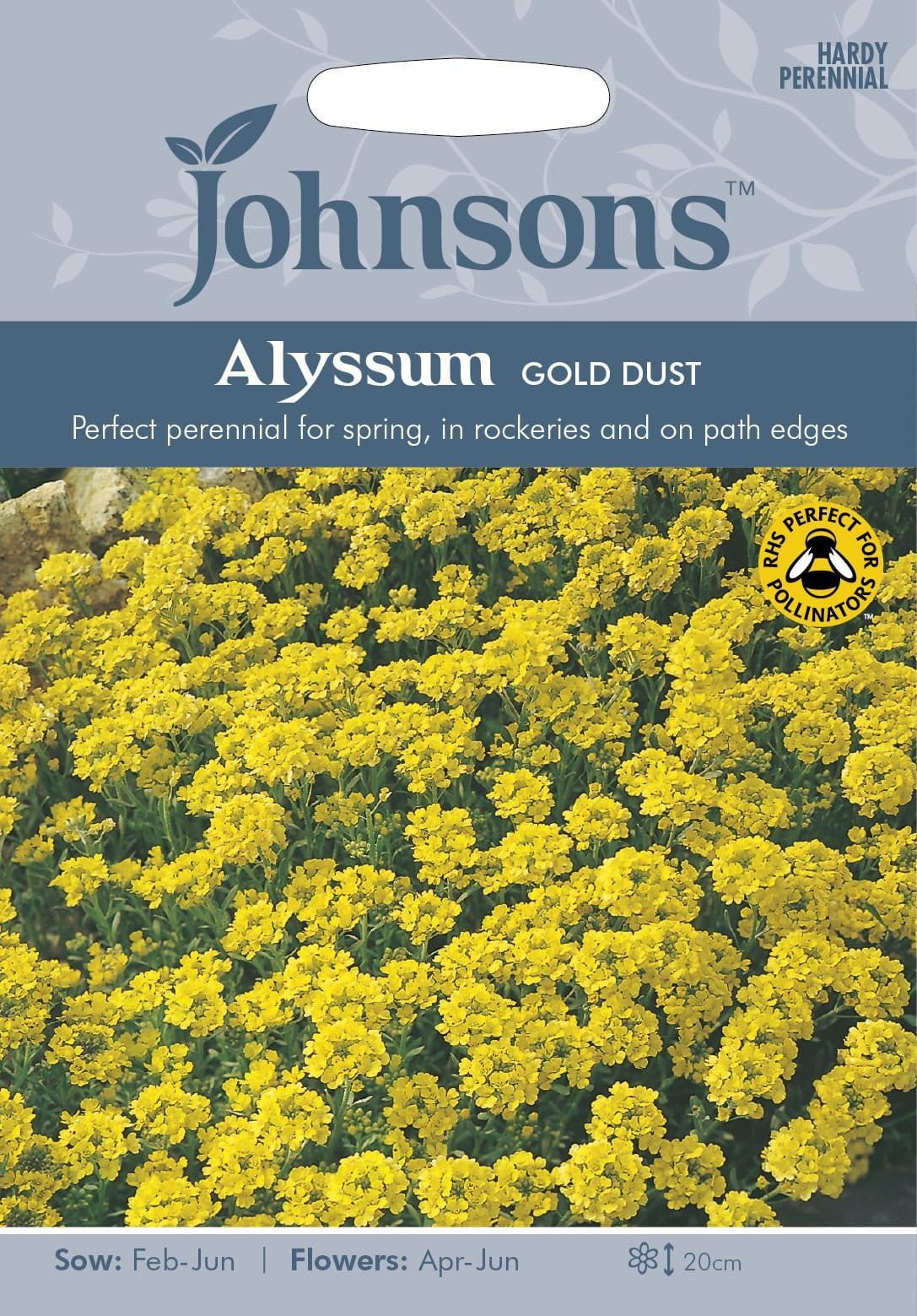 Johnsons Alyssum Gold Dust 250 Seeds