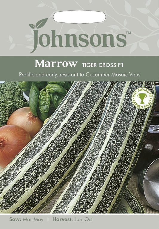 Johnsons Marrow Tiger Cross F1 10 Seeds