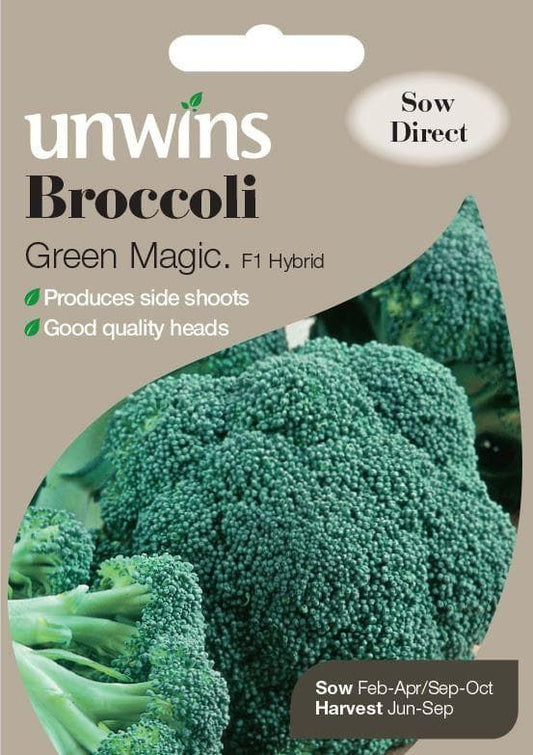 Unwins Broccoli Green Magic F1 - 40 Seeds