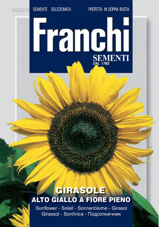 Franchi - Flower - 329/4 - Sunflower - Tall Yellow - A iore Pieno - 4g Seeds