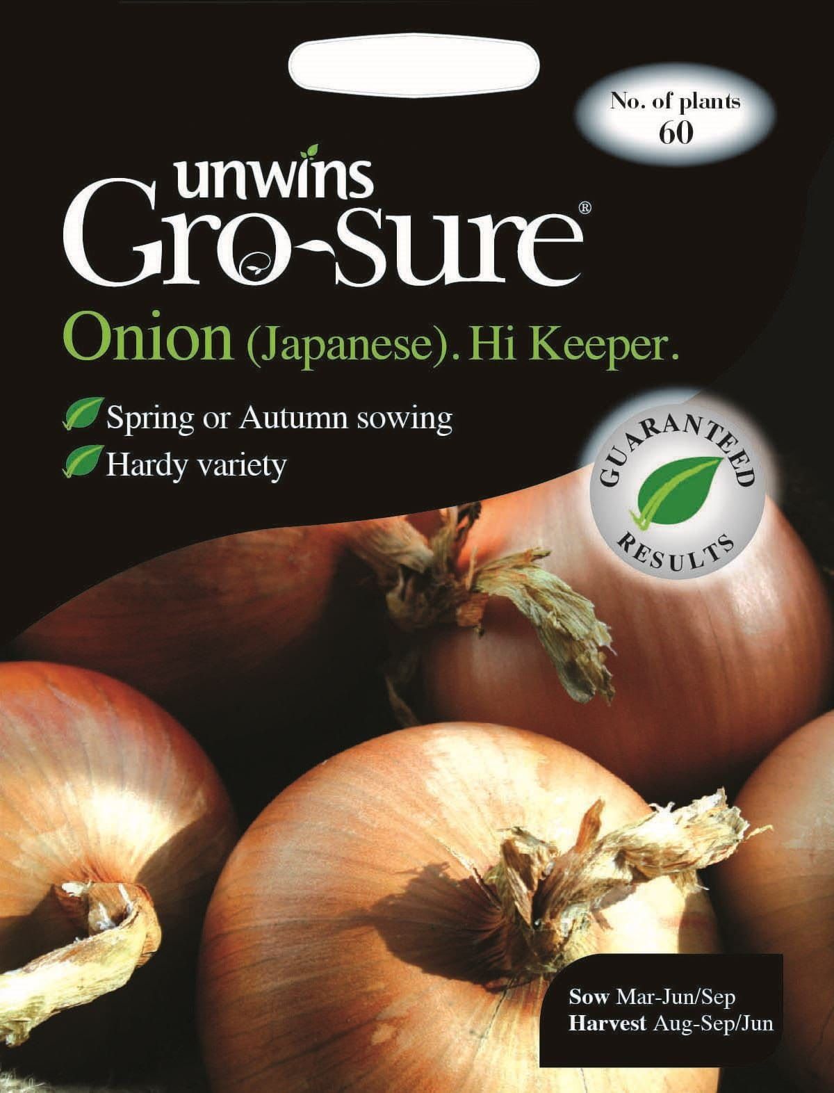 Unwins Onion (Japanese) Hi Keeper F1 60 Seeds