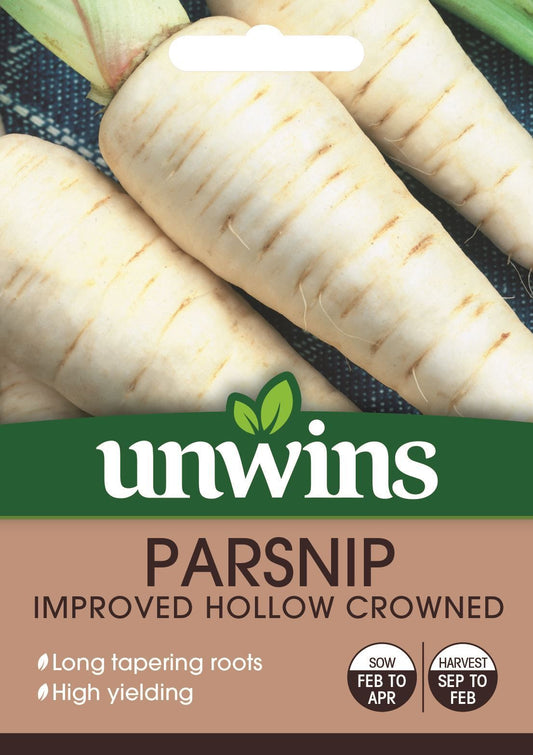 Unwins Parsnip Improved Hollow Crowned 250 Seeds