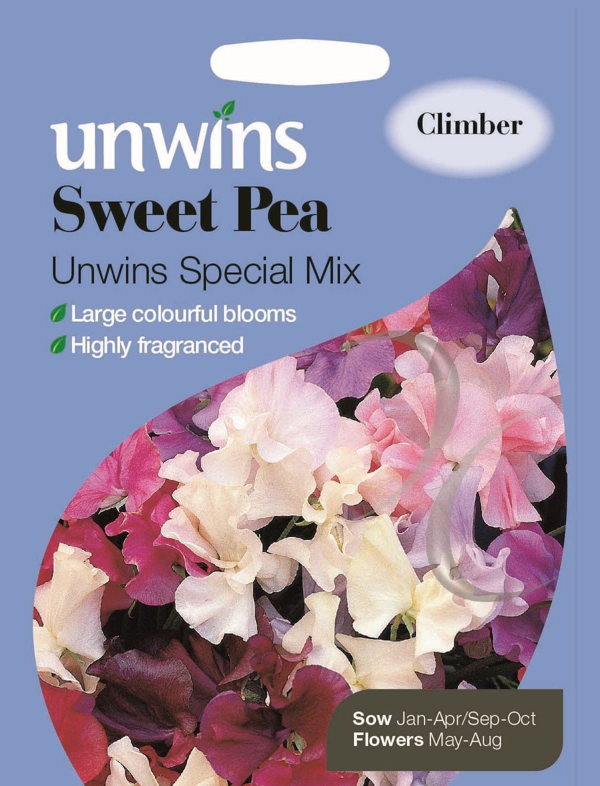 Unwins Sweet Pea Unwins Special Mix 35 Seeds