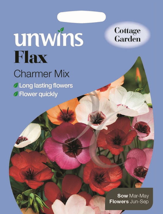 Unwins Flax Charmer Mix 140 Seeds