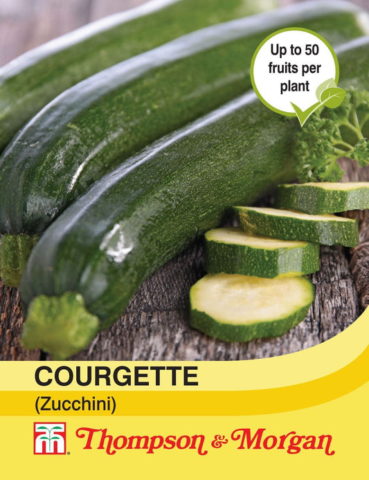 Thompson & Morgan Courgette (Zucchini) 25 Seed