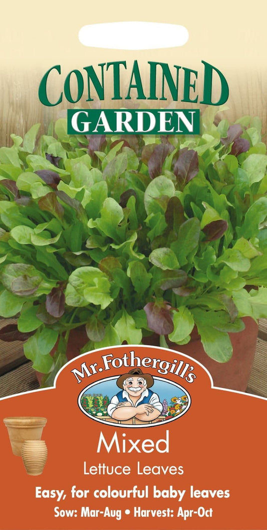 Mr Fothergills Lettuce Leaves Mixed 1200 Seeds
