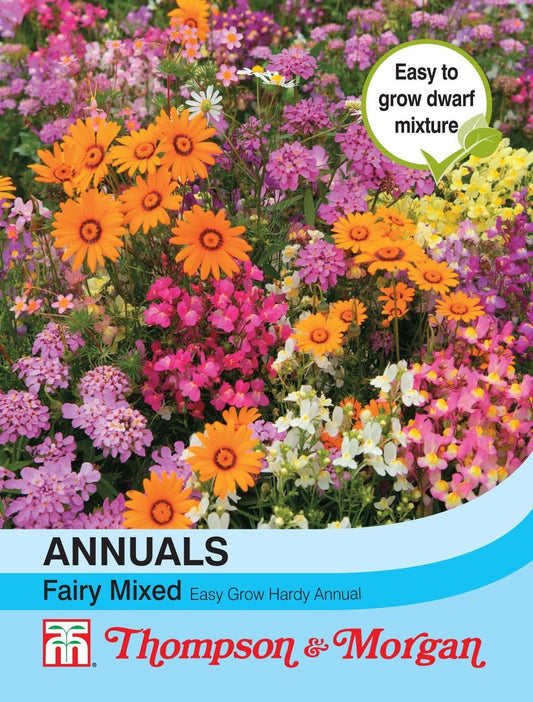 Thompson & Morgan Easy Annuals Fairy Mixed 1000 Seed