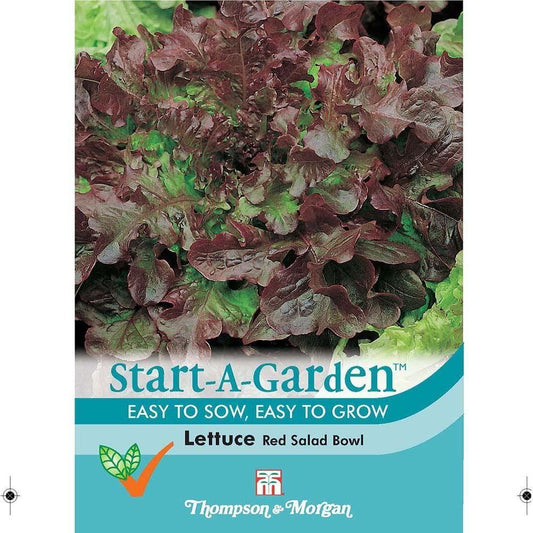 Thompson & Morgan StartAGarden Lettuce Red Salad Bowl 500 Seed