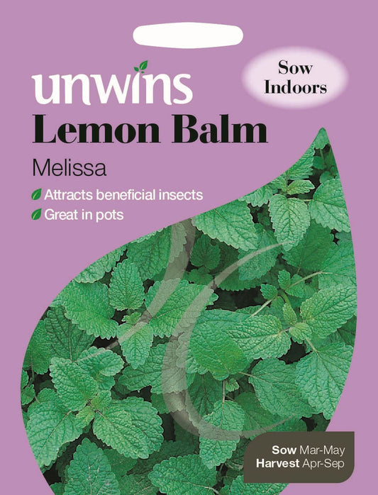 Unwins Lemon Balm Melissa 400 Seeds