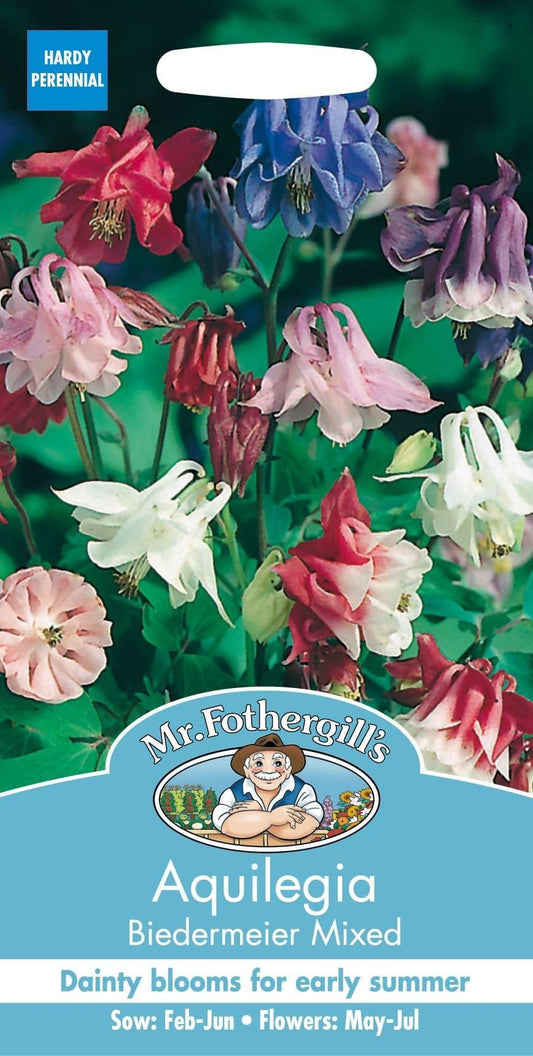 Mr Fothergills Aquilegia Biedermeir Mixed 100 Seeds