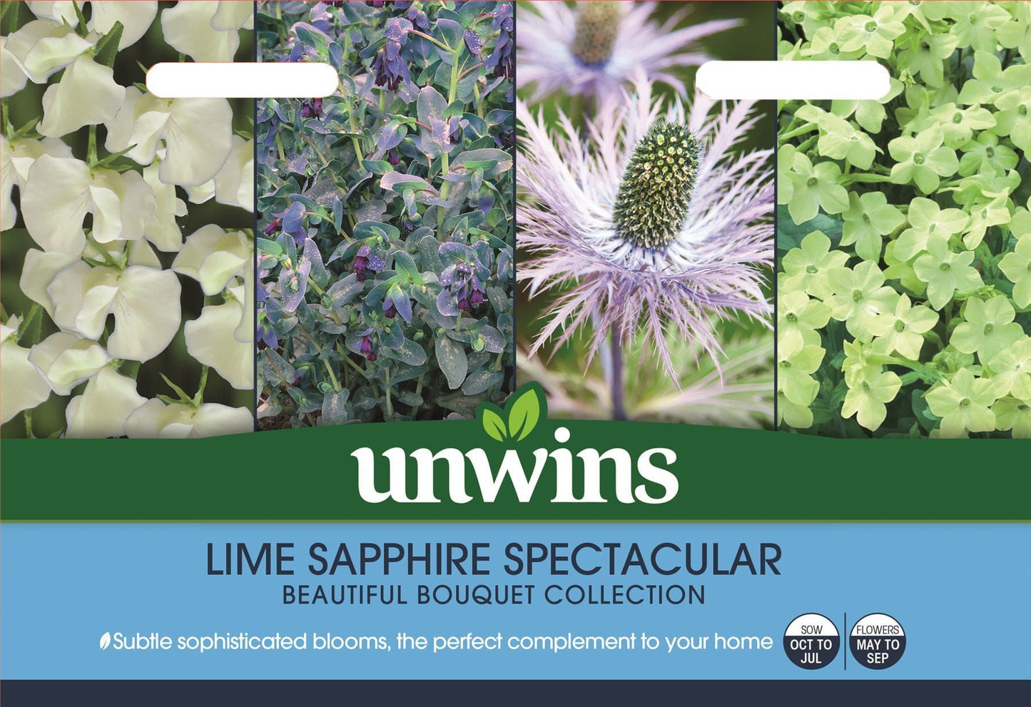 Unwins Unwins Lime Sapphire Spectacular Collection Pack Seeds