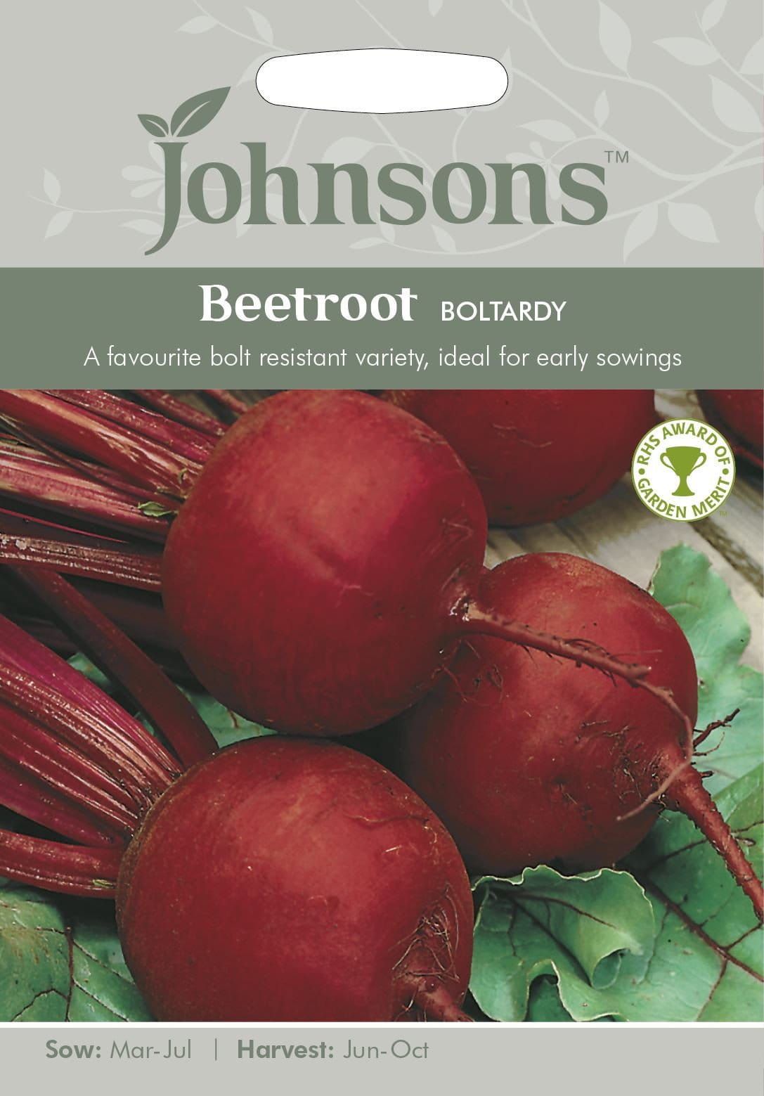 Johnsons Beetroot Boltardy 275 Seeds