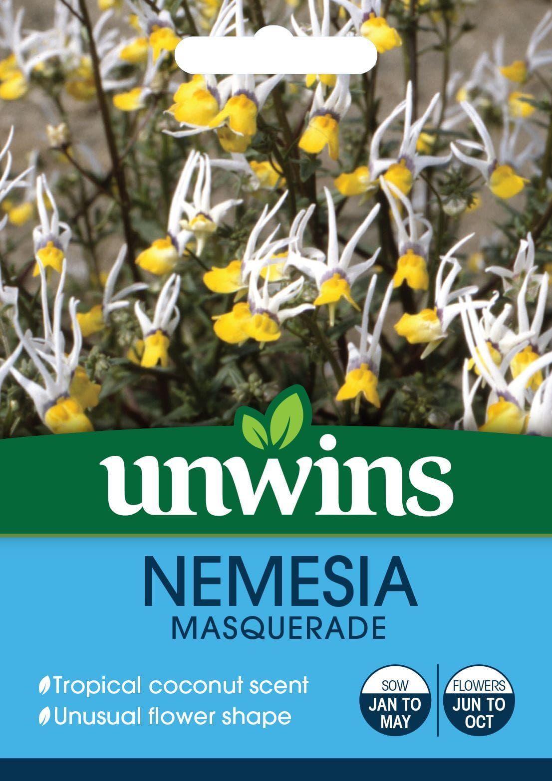 Unwins Nemesia Masquerade 50 Seeds