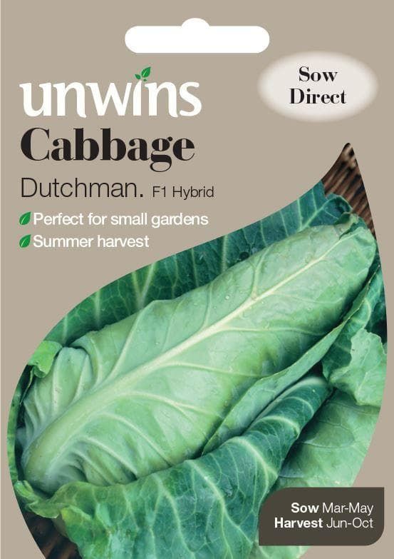 Unwins Cabbage Dutchman F1 30 Seeds