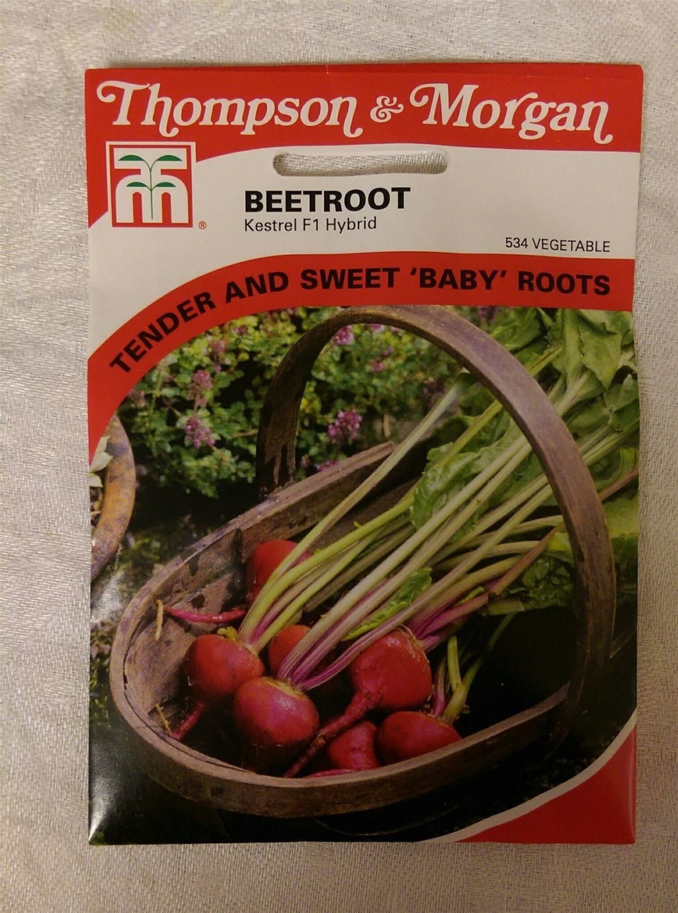 Thompson & Morgan Beetroot Kestrel 125 Seed