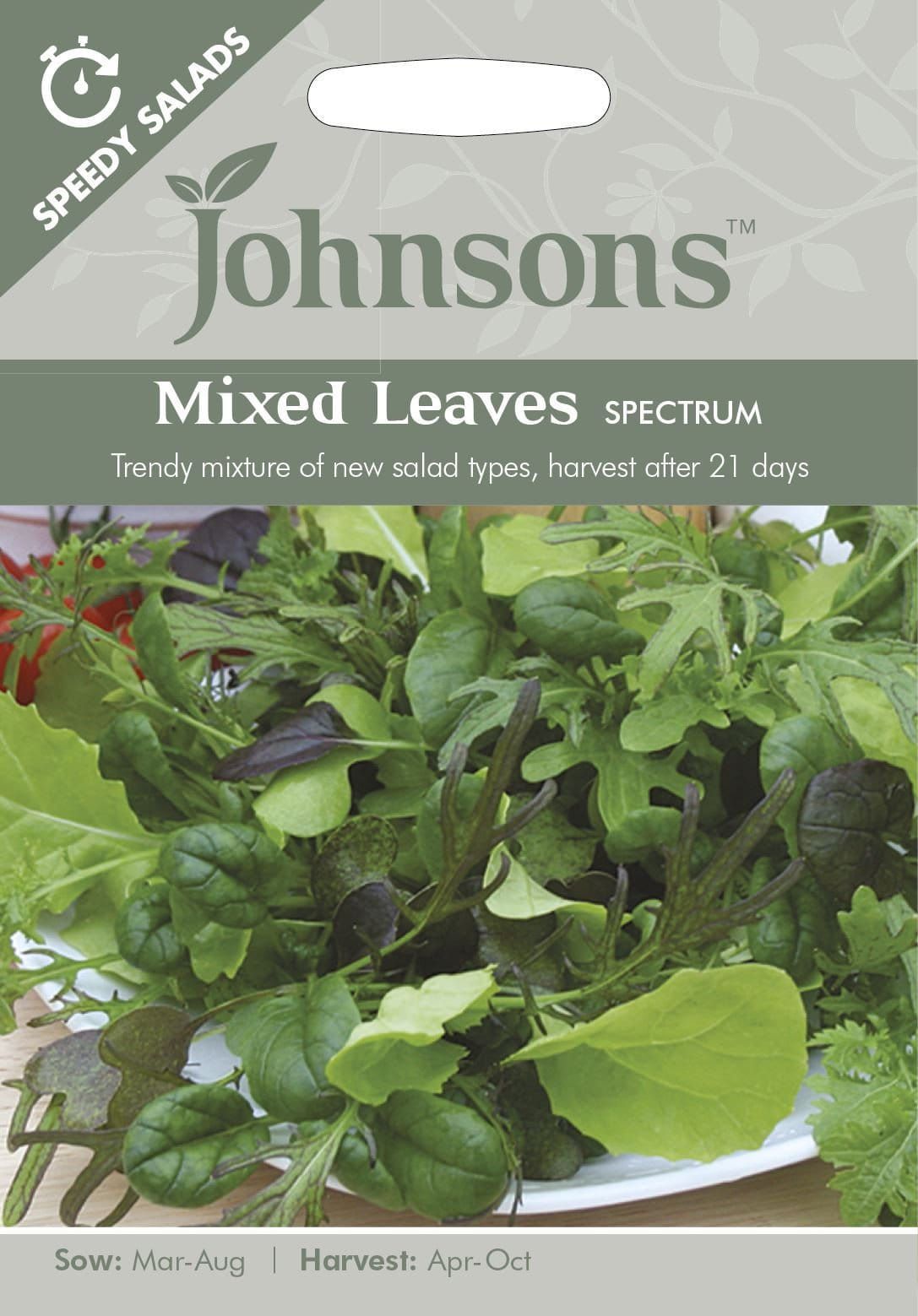 Johnsons Mixed Leaves Spectrum 500 Seeds