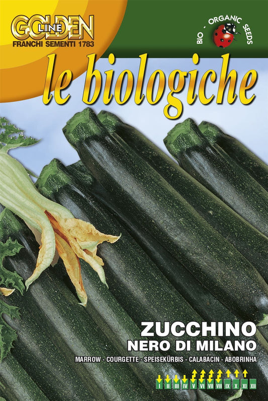 Franchi Organic BIOB146/1 Courgette Nero di Milano Seeds