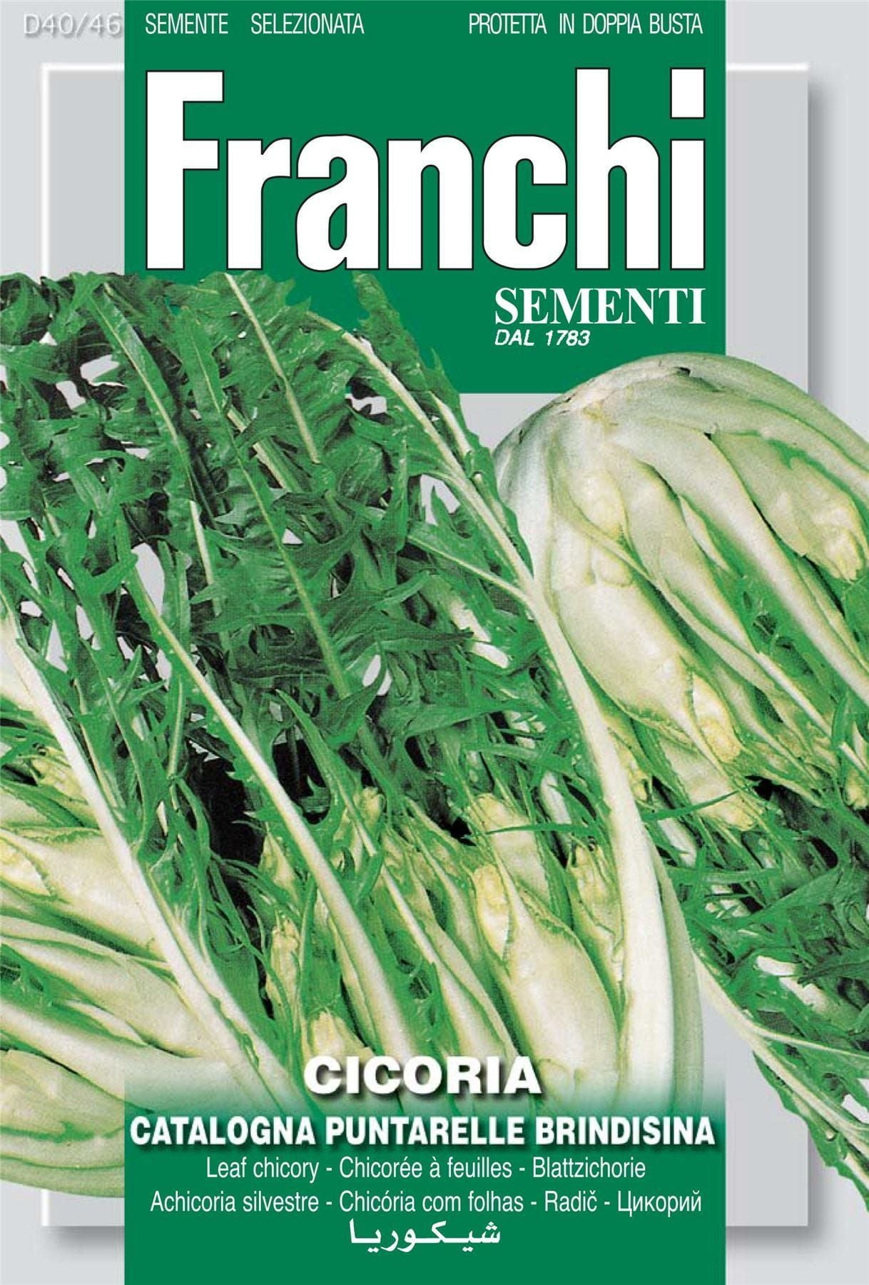 Franchi Seeds of Italy Chicory Catalogna Brindisina Seeds