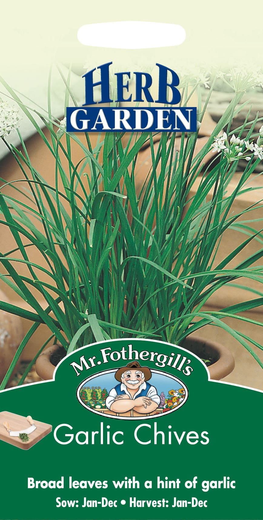 Mr Fothergills Herb Garlic Chives 300 Seeds