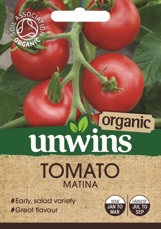 Unwins Organic Tomato Matina Seeds