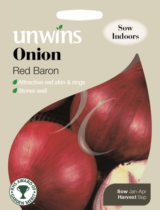 Unwins Onion Red Baron 160 Seeds