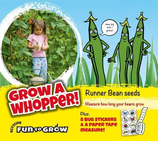 Sutton Seeds - Bean Seeds - Grow a Whopper