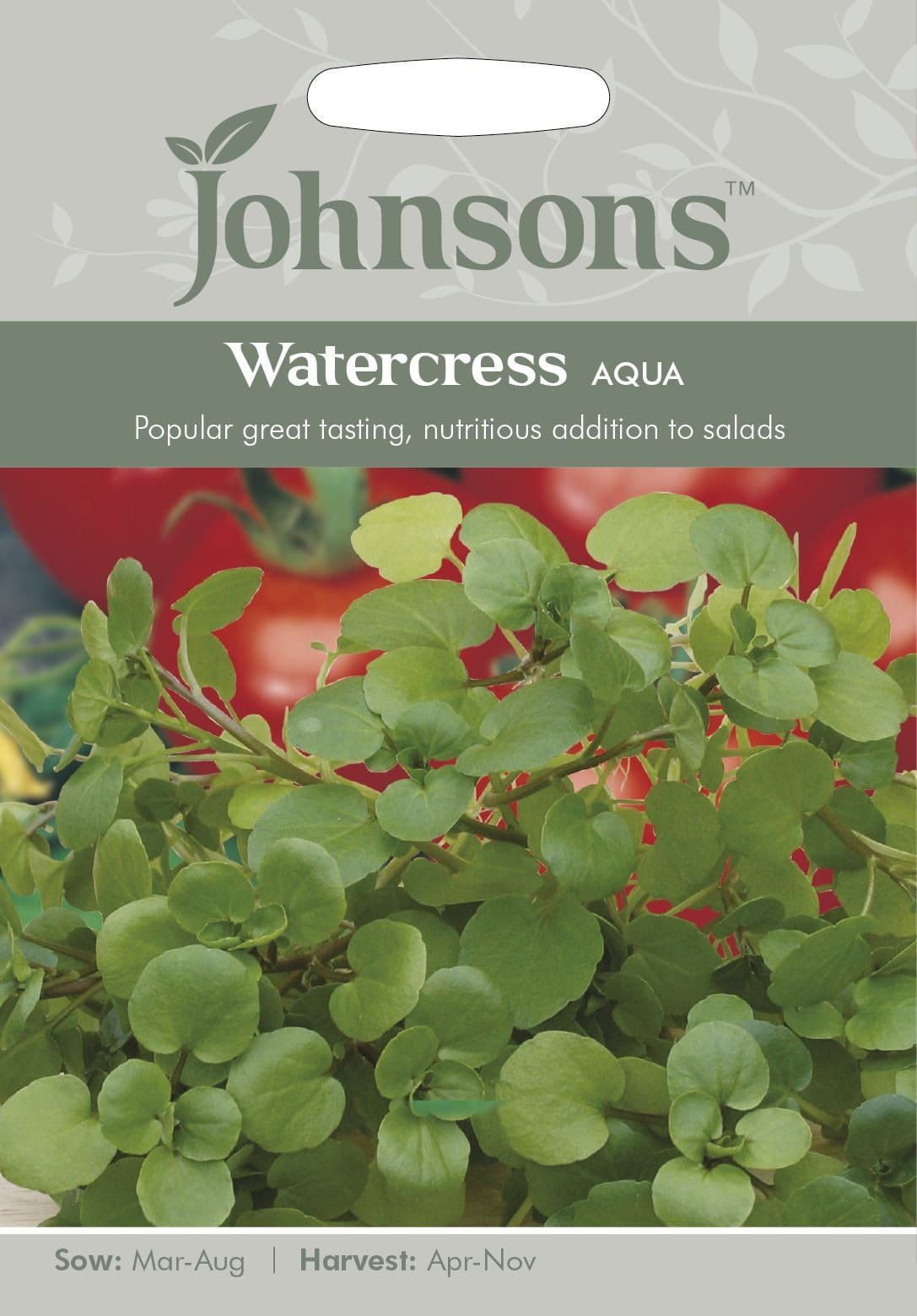 Johnsons Watercress Aqua 1000 Seeds