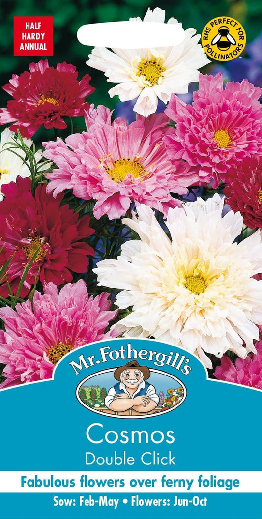 Mr Fothergills Cosmos Double Click 30 Seeds