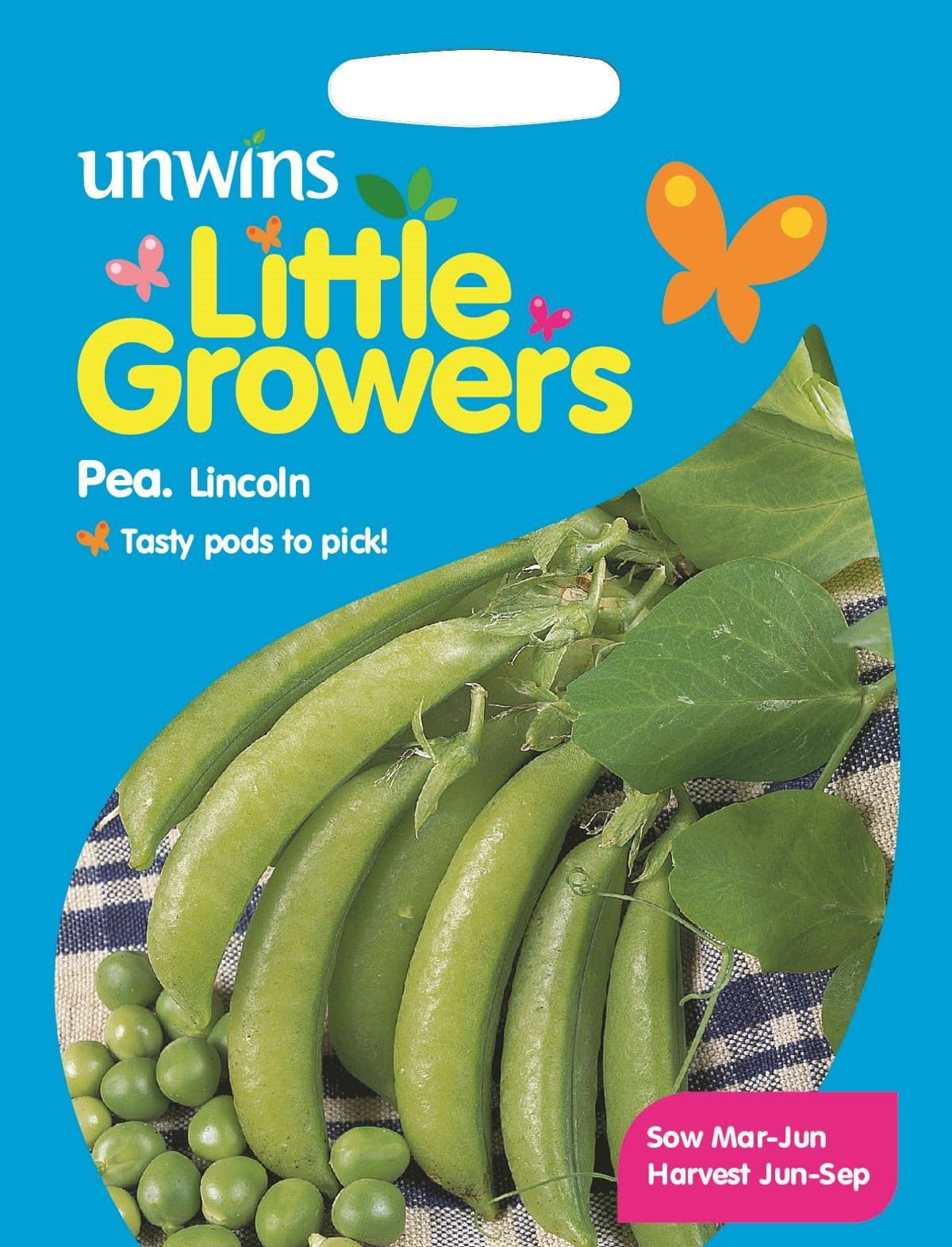 Unwins Little Growers Pea Lincoln 50 Seeds