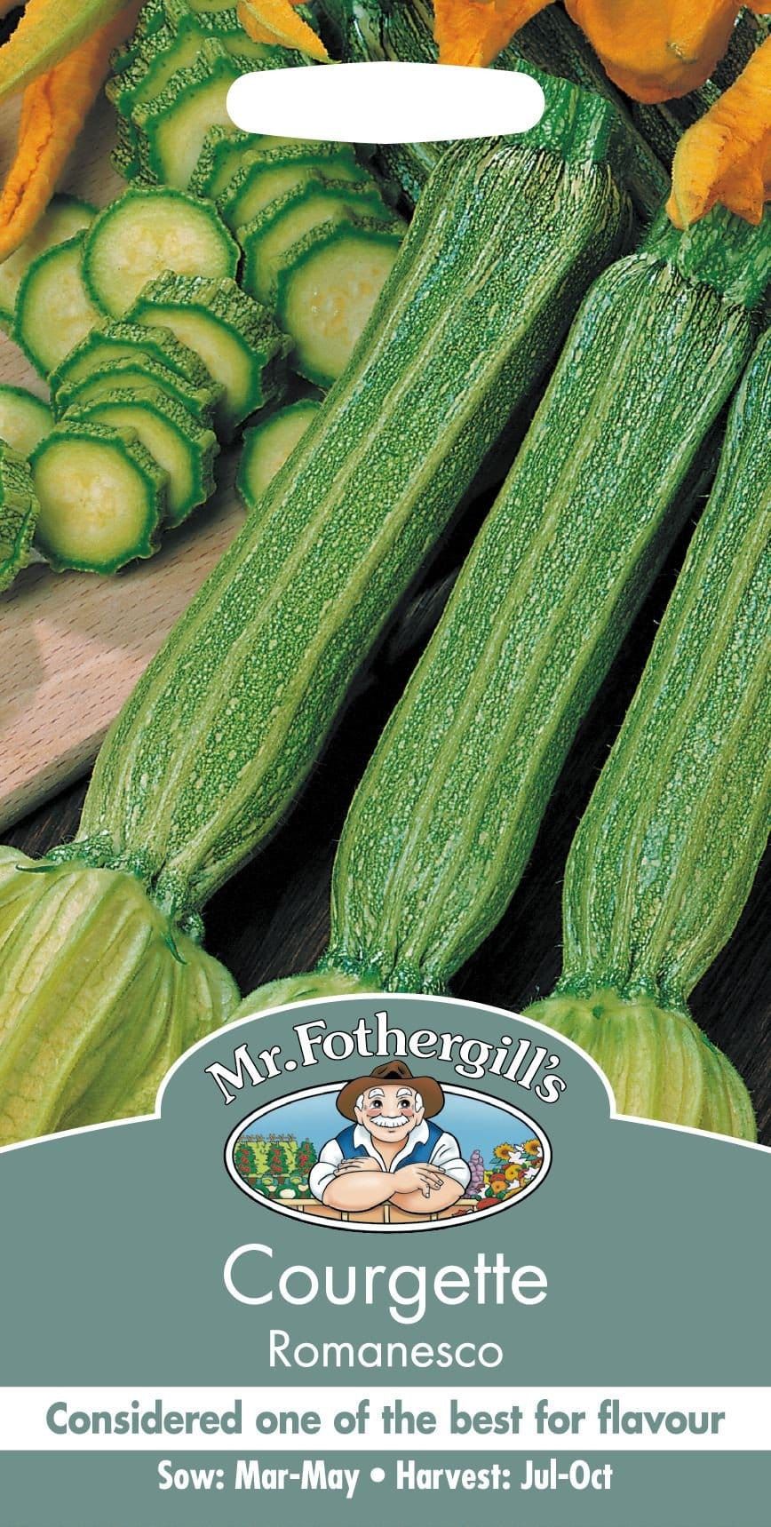 Mr Fothergills Courgette Romanesco 25 Seed