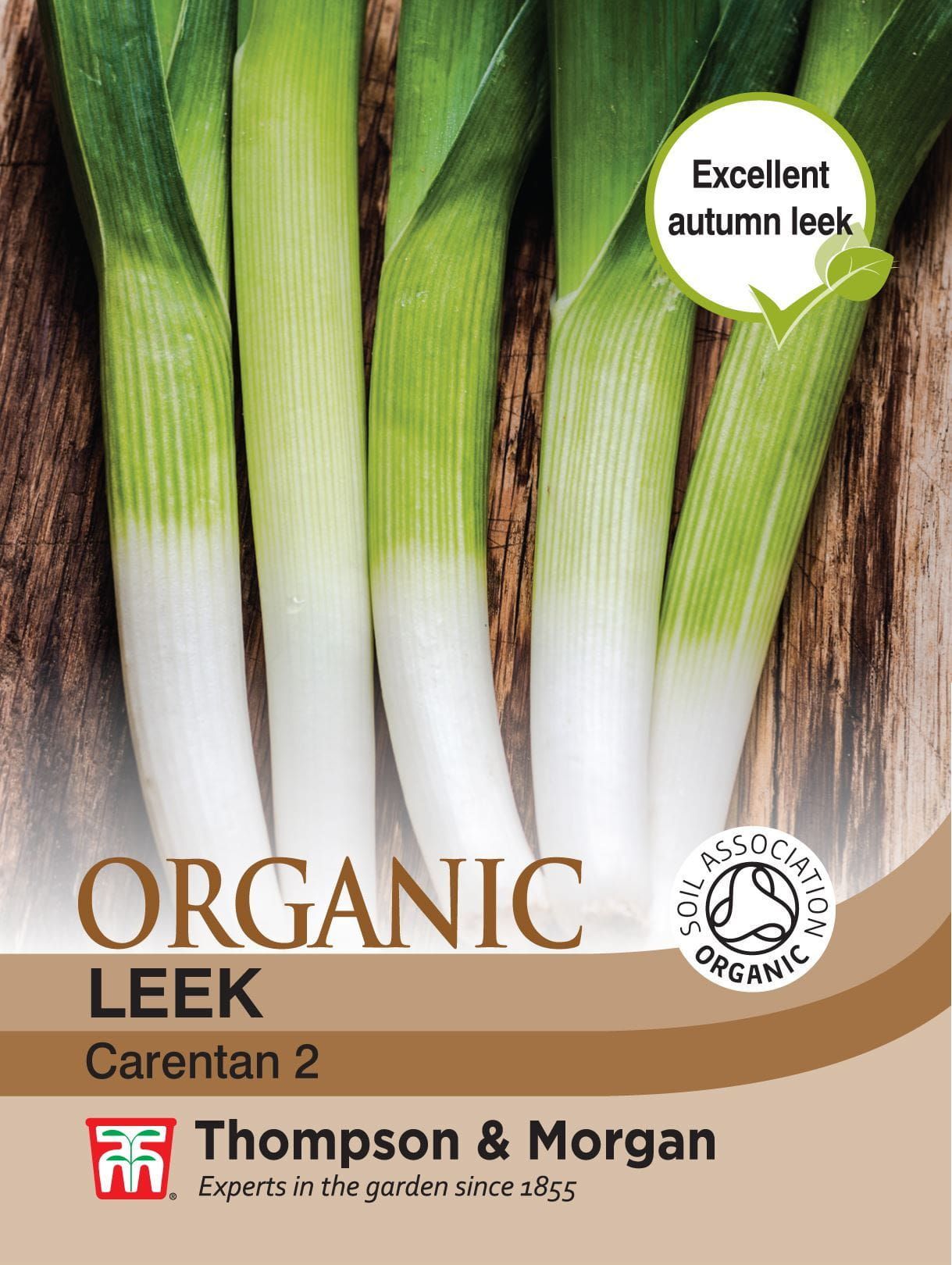 Thompson & Morgan - Organic - Leek - Carentan 2 - 300 Seeds